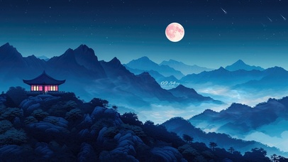 浪漫古风中秋夜