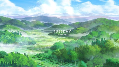 唯美治愈护眼动漫场景