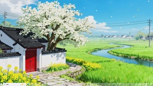 乡村春景