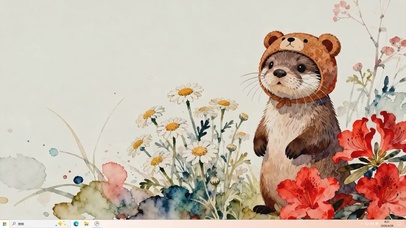 可爱海豹桌面主题