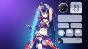 拟态少女拔刀壁纸