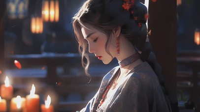 4K国风汉服清纯美女(禁转）