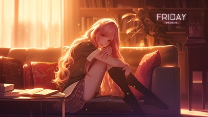 她像一段从旧胶片中剪下的画面