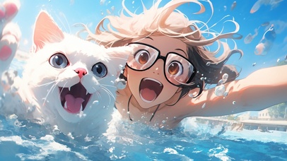AI生成图-一起玩水吧