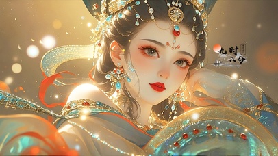 唯美敦煌飞天仙女