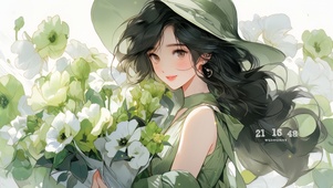 鲜花少女