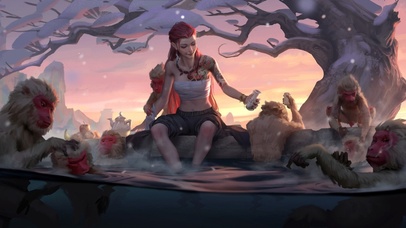 温泉纹身女~【唯美大气版】