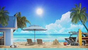 夏日海滩
