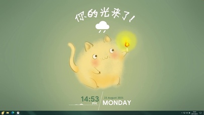 予光猫（护眼、含音频时钟天气）