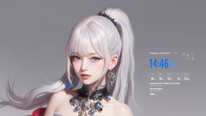 珠光宝气美女