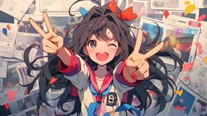 比耶少女