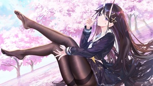 樱花下
