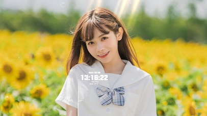 笑容治愈的JK制服美女