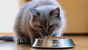 干饭的小猫咪