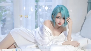 青发白衫少女-1