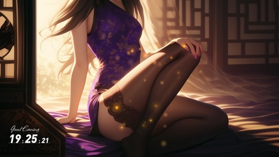 朱颜半敛，墨池未干亦自成诗一首