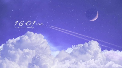 星夜梦幻云彩（插画）