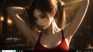 挽发少女