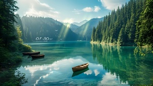 自然 湖泊