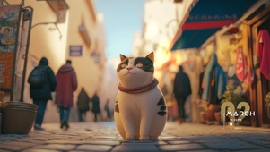 一只小肥猫