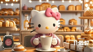 凯蒂猫开面包店