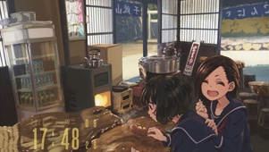 下课后的小吃店