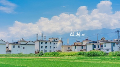 4K唯美治愈夏日绿色乡间