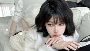 4K 短发美少女