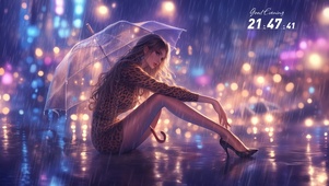 她指间仿佛残留着落日余晖