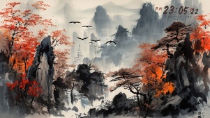 水墨山水