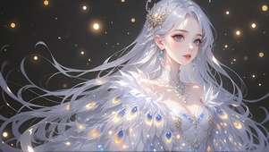白色孔雀仙子