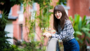 青春洋溢少女