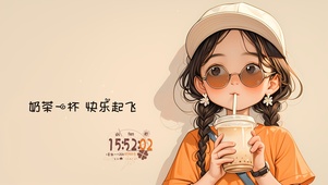 奶茶一杯 快乐起飞