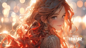 4k红发少女