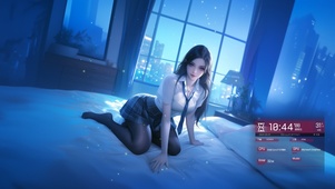 眉宇间便盛满了整个春天的风华