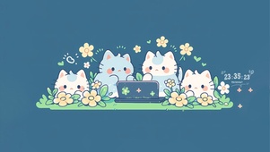 简约猫咪