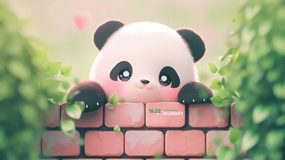 可爱小熊猫