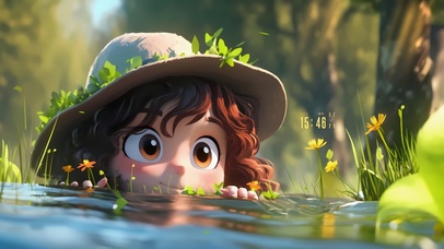 小清新夏日女孩