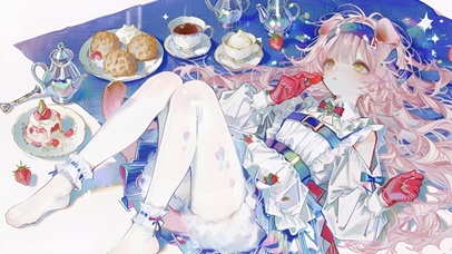 白丝糖果少女-澄闪