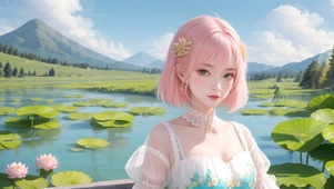 短发清纯女孩
