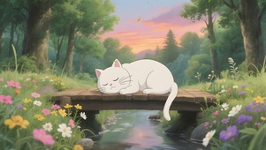 午睡的猫咪