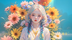 4K 花仙子动漫女生