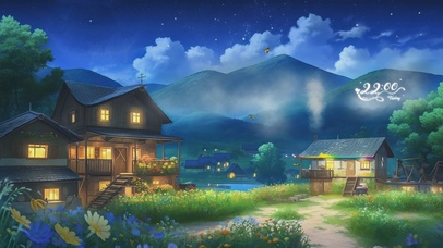 动漫风景夜景壁纸