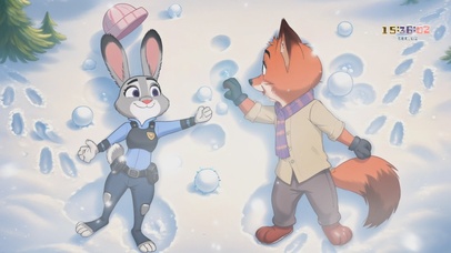 午后的雪地-轻轻松松