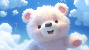 白云阳光小熊