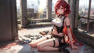 红发清纯女孩
