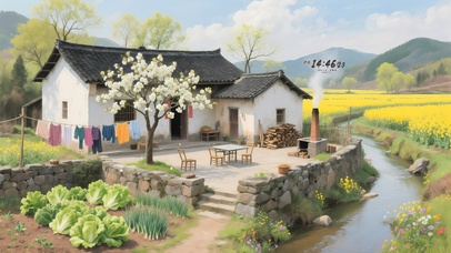 惬意的农家小院