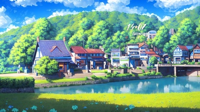 4k唯美的小山村