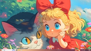 猫咪金发少女