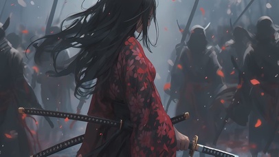 【4K】古装国风汉服美女（禁转